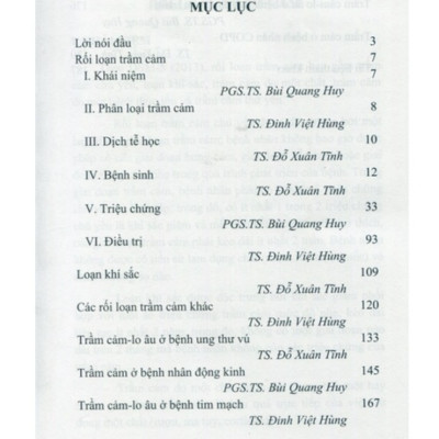 Sách - Rối loạn trầm cảm (Y)