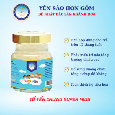 [Hộp QT 6 Hũ] Tổ Yến Chưng Cao Cấp Dành Cho Trẻ Em - Yến Sào Hòn Gốm Chính Hiệu Khánh Hoà - HGK NEST