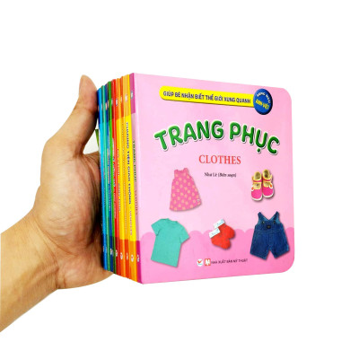Bộ Sách Giúp Bé Nhận Biết Thế Giới Xung Quanh - Song Ngữ Anh-Việt - Bìa Cứng (Bộ 10 Cuốn)
