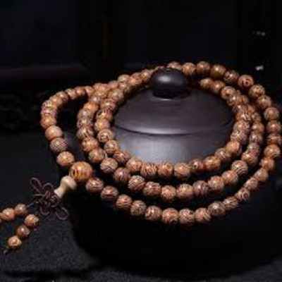 Combo 2 Vòng tràng 108 hạt gỗ đàn hương phong thủy niệm phật, kiêm vòng thời trang sang trọng đẳng cấp