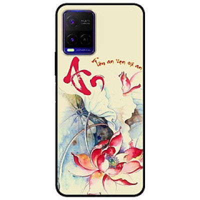 Ốp lưng dành cho Vivo Y21 - Vivo Y21s mẫu Tâm An Sen Đỏ