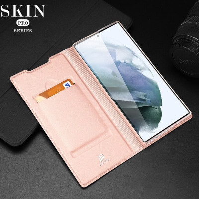 Bao da dành cho SamSung Galaxy S22 Ultra Dux Ducis Skin khung mềm - siêu mỏng - siêu mịn - Hàng chính hãng