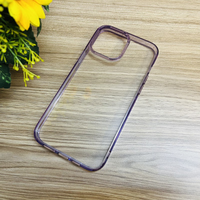Ốp lưng dành cho iPhone 13 Pro Max Likgus trong viền màu tím- Hàng chính hãng