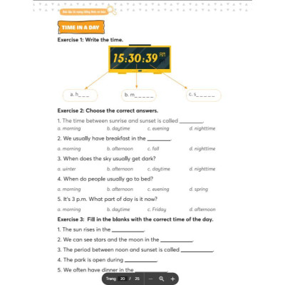Sách Bài Tập Từ Vựng Tiếng Anh Cơ Bản Basic English Vocabulary Exercises  MCBooks