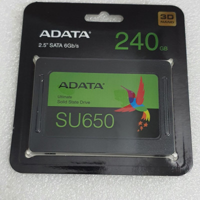 Ổ cứng laptop dung lượng 240GB 2.5inch Adata SU650 - hàng chính hãng