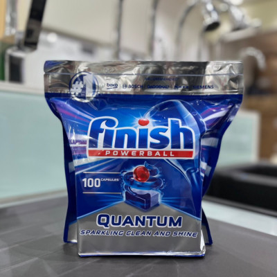 Viên rửa bát Finish Quantum Max 100 viên 14 in 1