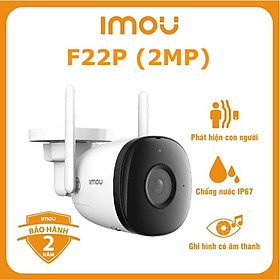 Camera IMOU Ngoài Trời Bullet 2E F32FP 3mpx 2K / F52FP 5mpx 3K Siêu Nét, Có Màu Ban Đêm, Có Mic Thu Âm - Hàng Chính Hãng
