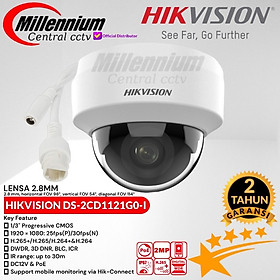 Camera IP  HIKVISION 2MP DS-2CD1123G0E-I(L) hồng ngoại tiêu chuẩn chống bụi, nước IP 67 - Hàng chính hãng