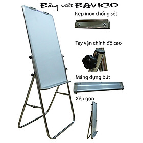 BẢNG FLIPCHART VIẾT BÚT LÔNG TỪ LAMINATE CHÂN INOX KT 60x100cm