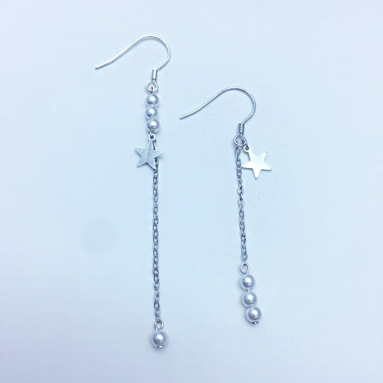 Bông tai xích mỏng phối họa tiết classic kinh điển thanh lịch quyến rũ