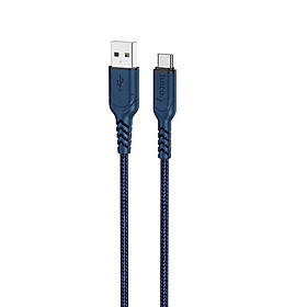 Cáp sạc nhanh 3A Hoco X59 chân Type-C dây dù siêu bền cho Android dài 1M ( 3 màu ) - Hàng chính hãng
