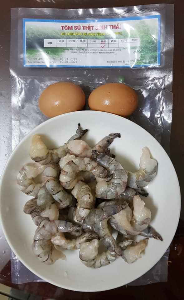 Tôm sú thịt sinh thái Seaprodex kích cỡ 41/50-250gr.