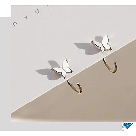 Bông tai bạc thời trang nụ đá 6 chấu chất liệu bằng bạc s925 SA0305 - Bạc trang sức PKG