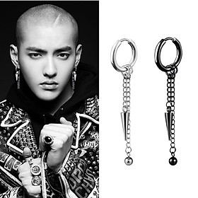 Khuyên tai bông tai hip hop nhiều mẫu phong cách Hàn Quốc 1 chiếc (có loại không cần xỏ lỗ tai)