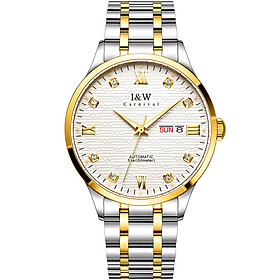 Đồng hồ nam chính hãng IW CARNIVAL IW651G-1 Kính sapphire ,chống xước ,Chống nước 50m ,Bảo hành 24 tháng,Máy cơ (Automatic),dây kim loại thép không gỉ 316L, thiết kế đơn giản dễ đeo