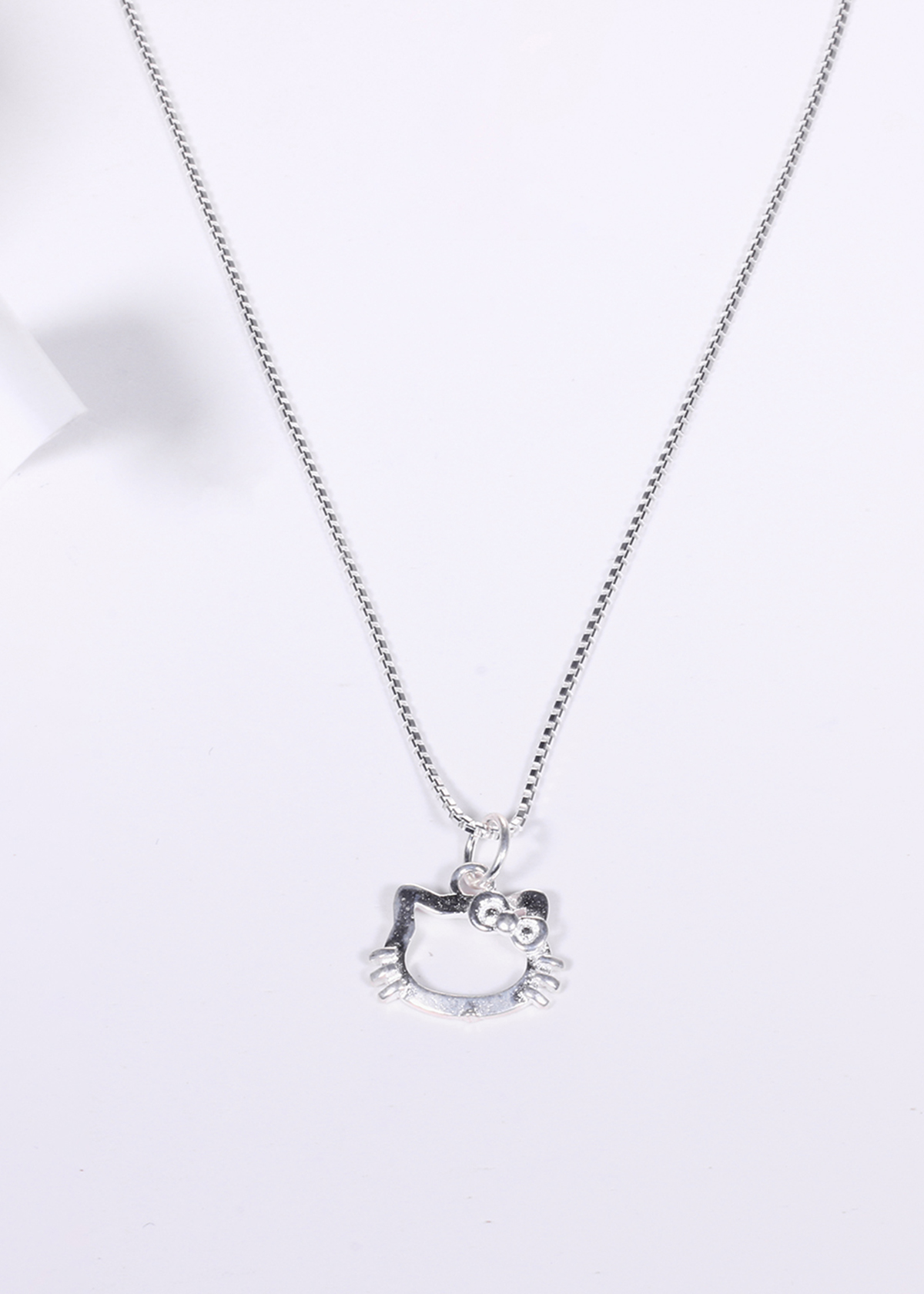 Dây chuyền bạc mặt mèo kitty