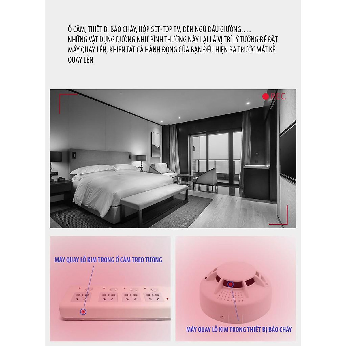 Máy Dò Camera Ẩn XM SMOOVIE Chống Quay Lén và Cảnh Báo Chống Trộm - Thiết Bị Dò Hồng Ngoại Phát Hiện Chuyển Động - Hàng chính hãng