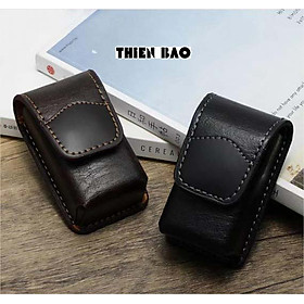Bao da có đai đeo hông BD99 chuyên dùng để đựng kính lão thị, viễn thị gấp gọn KT 8*4*3CM làm thủ công HANDMADE bằng tay chắc chắn