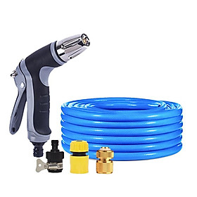 Bộ dây và vòi xịt rửa xe tưới cây tăng áp 20M(cút đồng nối 713-1) 206817