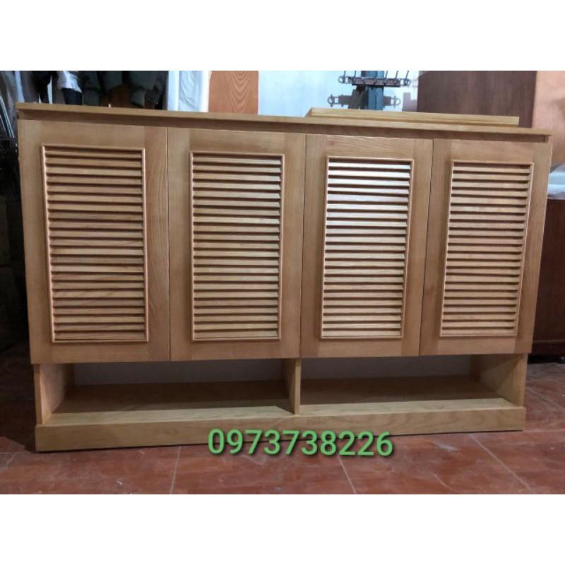Tủ Giày Gỗ Xoan Đào Tự Nhiên