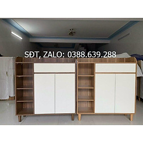 tủ giày gỗ mdf hiện đại sang trọng