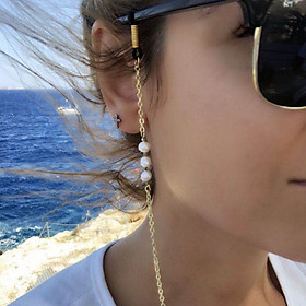 Dây đeo gọng kính thời trang glassess chain mix hạt châu phụ kiện kính