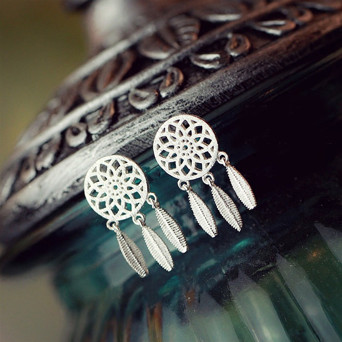 Khuyên tai bông tai dream catcher phong cách boho