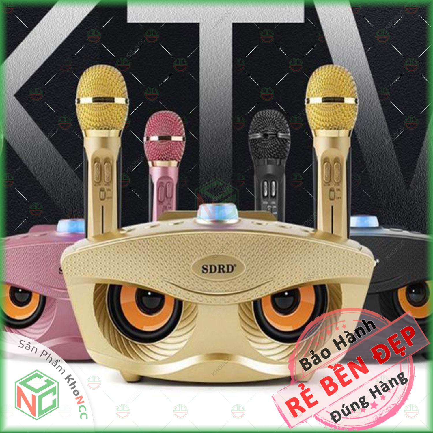 (Hát Hay) Loa Bluetooth Karaoke Không Dây Hàng Chính Hãng KhoNCC - Trải Nghiệm Âm Nhạc Sống Động - Ấn Tượng - Thiết Kế Đẹp Mắt Cho Không Gian Giải Trí Của Bạn - KLM-LKMC2M