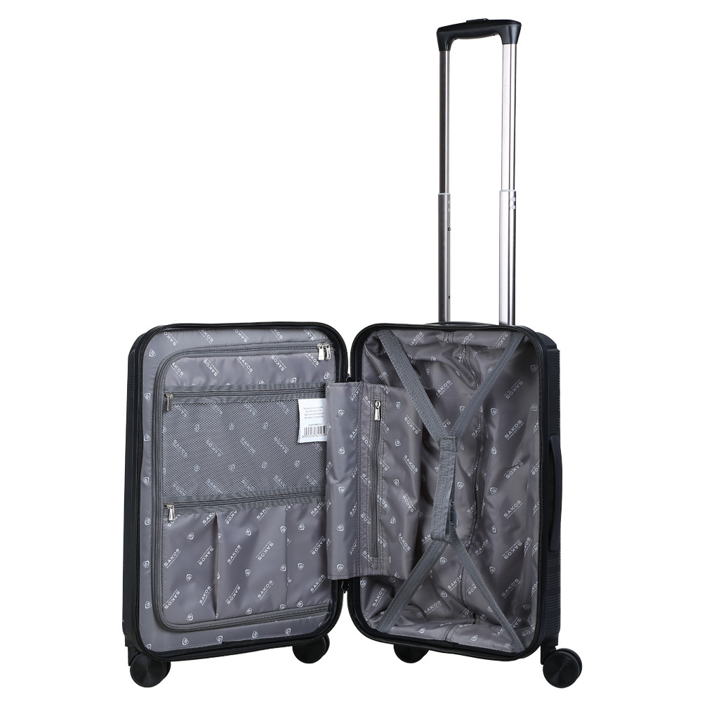 Vali Kéo Nhựa Du Lịch SAKOS PORTA Z22 - Size S (20inch)/ Xách Tay (Cabin) - Khóa TSA - Nhựa PP - Hàng chính hãng