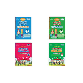 Sách - Global Sucess - Chinh Phục Ngữ Pháp Và Bài Tập Tiếng Anh + Chinh Phục 4 Kỹ Năng Tiếng Anh Lớp 7 - Combo 4 Cuốn - Minh Thắng