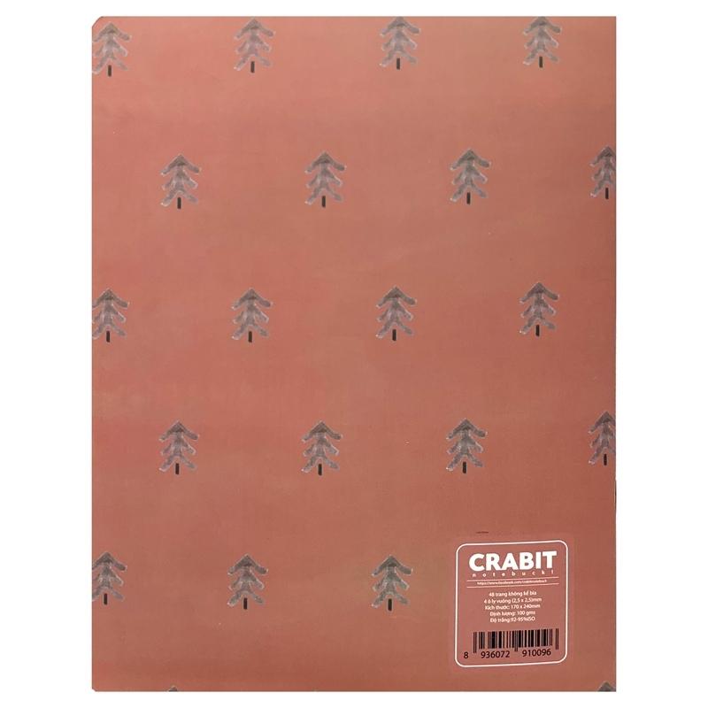 Combo 5 Tập 4 Ô Ly 48 Trang ĐL 100g/m2 - Crabit Notebuck 1009 (Mẫu Màu Giao Ngẫu Nhiên)
