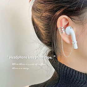 Bông tai khuyên tai đeo tai nghe airpod phụ kiện giới trẻ đa năng đa phong cách tiện dụng