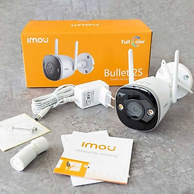 Camera Wifi ngoài trời IMOU IPC-F52FP 5MP-Có màu ban đêm-Angten đôi - Chống nước IP67-hàng chính hãng