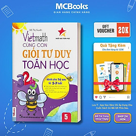 Sách - Vietmath - Cùng Con Giỏi Tư Duy Toán Học - Tập 5 - MCBooks