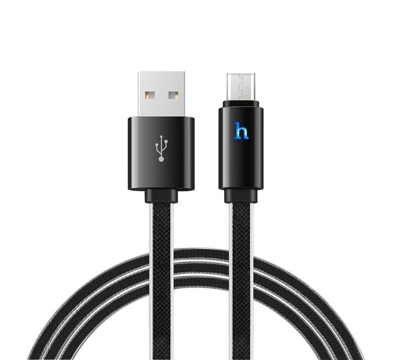 Cáp Sạc Hoco UPL12 Plus Micro USB (dòng máy Oppo F7, Xiaomi Redmi Note 5,Samsung A7...) Sạc Nhanh 1,2m - Giao Màu Ngẫu Nhiên - Hàng Nhập Khẩu
