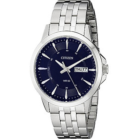 Đồng Hồ Nam Citizen Pin-Quartz Dây Thép Không Gỉ BF2011-51L - Mặt Xanh (41mm)
