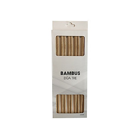  Đũa tre | JYSK Bambus | bộ 5 đôi | D24cm