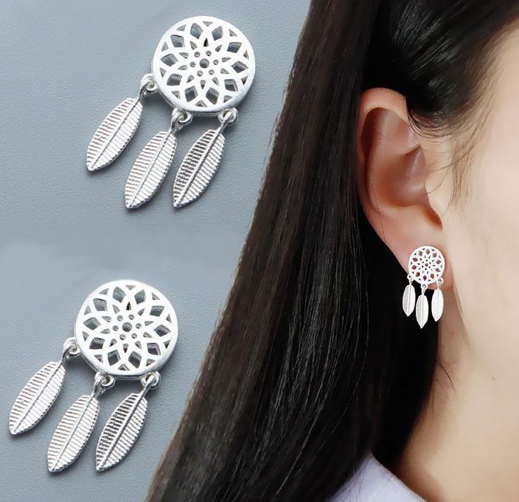 Khuyên tai bông tai dream catcher phong cách boho