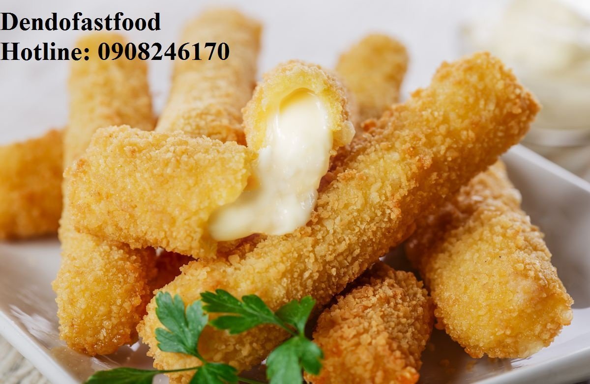 Phô Mai Que Mozzarella Stick 13 Cây Gói 500gr - Thương hiệu Đen Đỏ