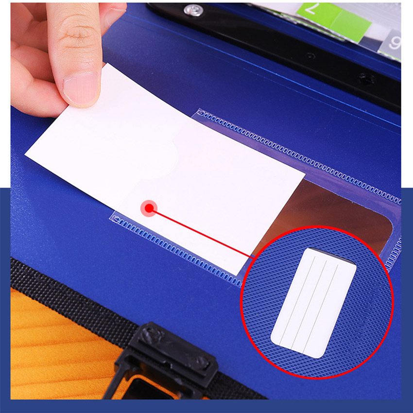 Cặp Đựng Tài Liệu Văn Phòng Phẩm NASI TL1003 nhiều ngăn khổ A4 13 ngăn phân trang tiện lợi tập file đựng lưu trữ hồ sơ văn phòng học sinh sinh viên túi đựng tài liệu nhựa PP cao cấp