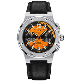 Đồng hồ nam chính hãng IW CARNIVAL IW605G-2 Kính sapphire ,chống xước ,Chống nước 30m ,Bảo hành 24 tháng,Máy điện tử(Pin),dây da cao cấp, thiết kế đơn giản dễ đeo