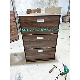 TỦ GIÀY THÔNG MINH 3 TẦNG MDF 24cm