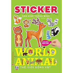 Sticker Dán Hình Thông Minh - Thế Giới Động Vật - Thám Hiểm Rừng Xanh