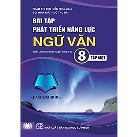 Sách - Bài tập phát triển năng lực Ngữ Văn 8 - tập 1 ( cánh diều )