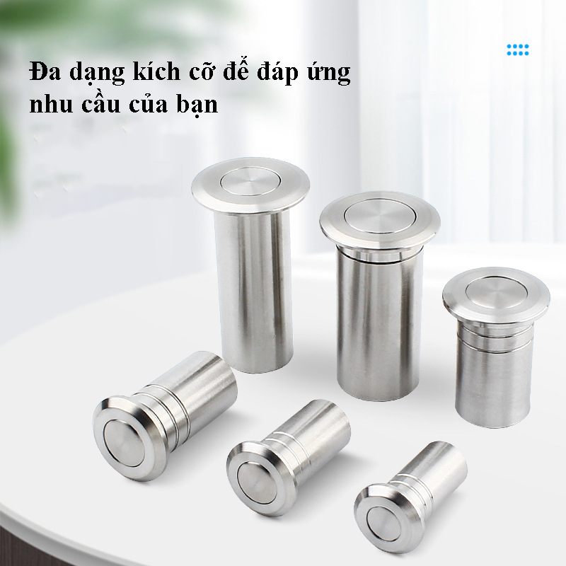 Hố Chặn Cát KUNBE Hố Chốt Âm Lò Xo Inox Chống Cát Bụi