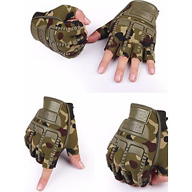 Găng Tay Sports phươt, tập gym, thể thao đa năng Dành Cho Phượt Thủ (Hở Ngón) - kiểu mới