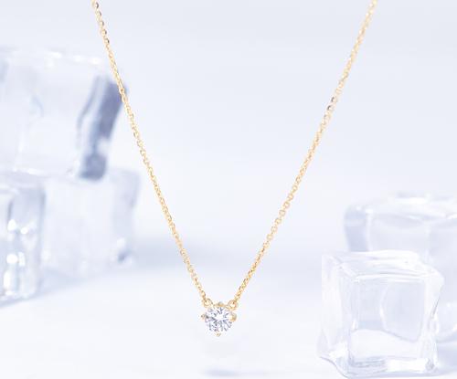 Dây chuyền bạc nữ đẹp mạ vàng 18k đá Cz trắng cao cấp Gix Jewel DC07