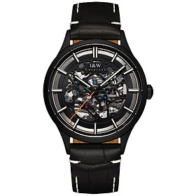 Đồng Hồ Nam I&W Carnival 588G1 Chính Hãng Full Box Chống Nước Kính Chống Xước Dây Da Cao Cấp BH 60T (Máy Cơ Tự Động)