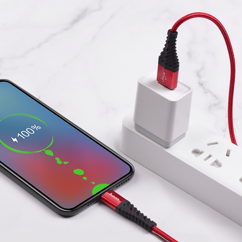 Cáp sạc dây dù HOCO X38 Micro USB 1,2m (màu ngẫu nhiên)