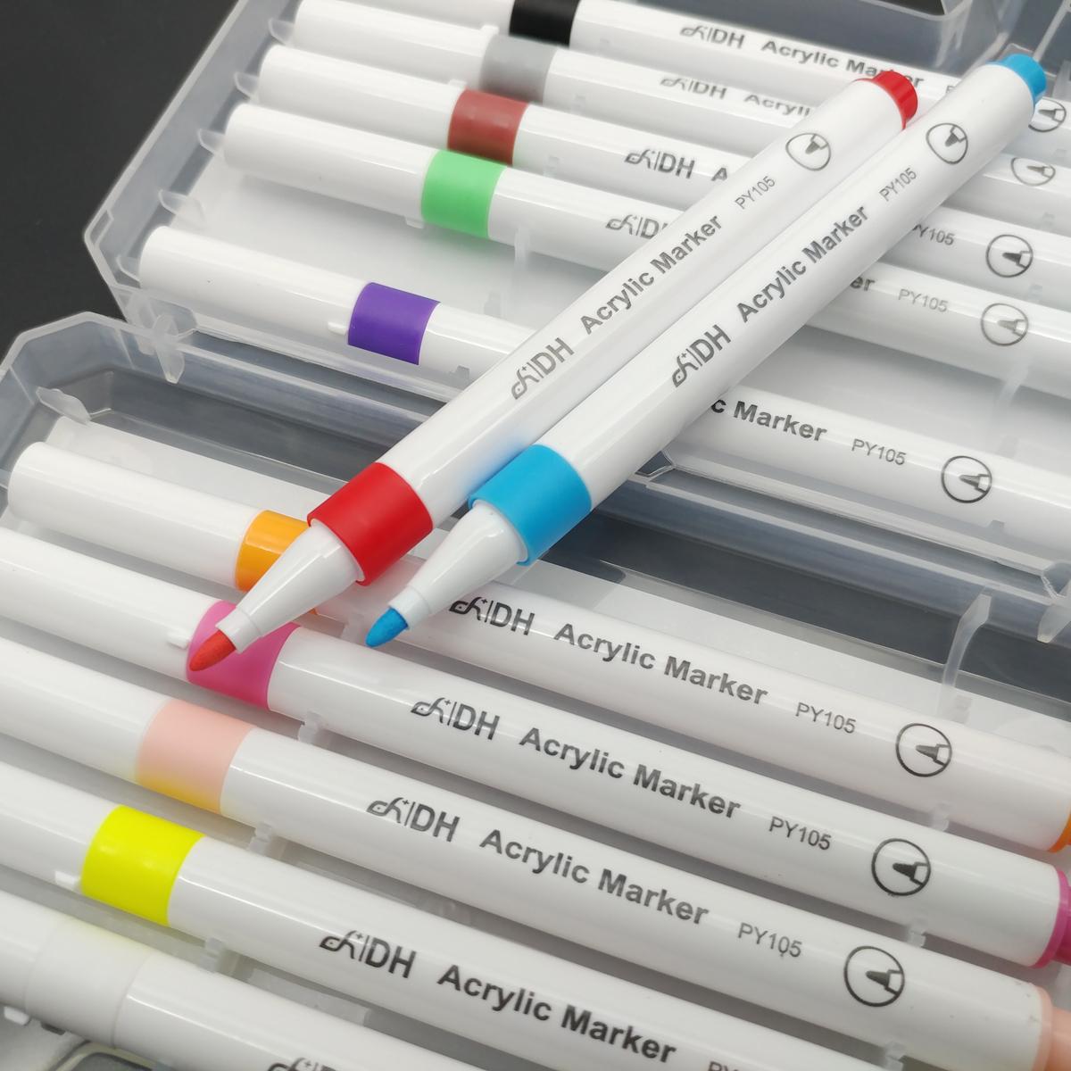 Hộp 24 Bút Lông Màu Acrylic Marker Pen - DH PY105